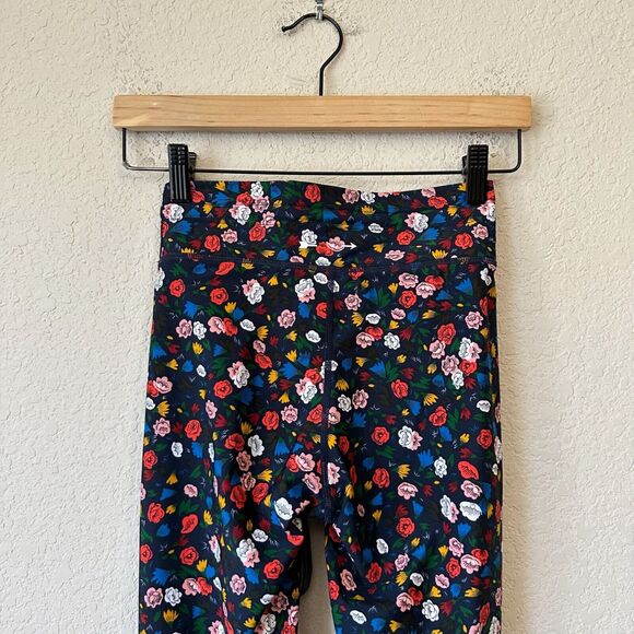 THE UPSIDE Royal Garden Midi Pant in Navy Multi Floral Print - Picture 7 of 13